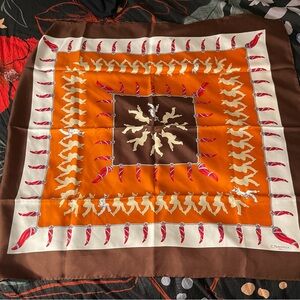 E.Marinella 100% Silk Scarf 35x35cm